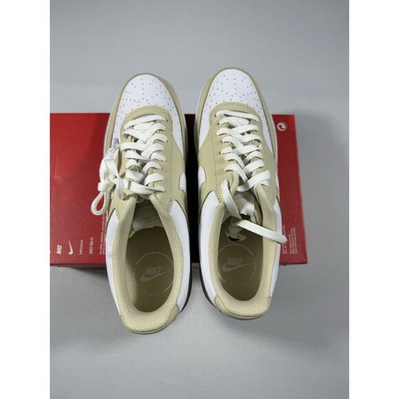 New Men’s Size 11 Khaki Nike Court Vision Lo Tennis Shoes HM9862 200 - Picture 7 of 10